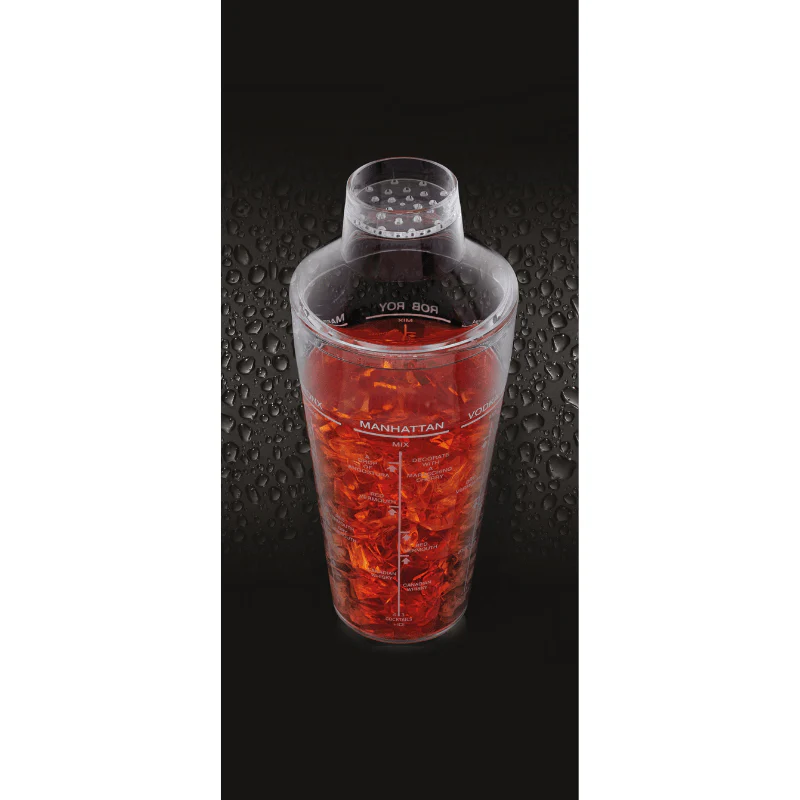 BarCraft Acrylic Cocktail Shaker 700ml - Image 3