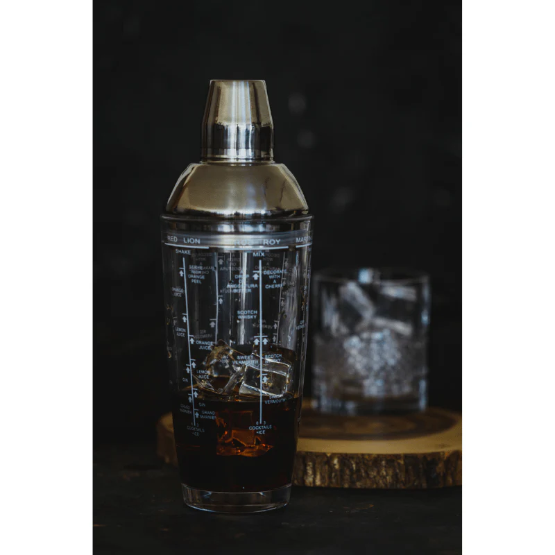 BarCraft Boston Glass Cocktail Shaker 700ml - Image 3