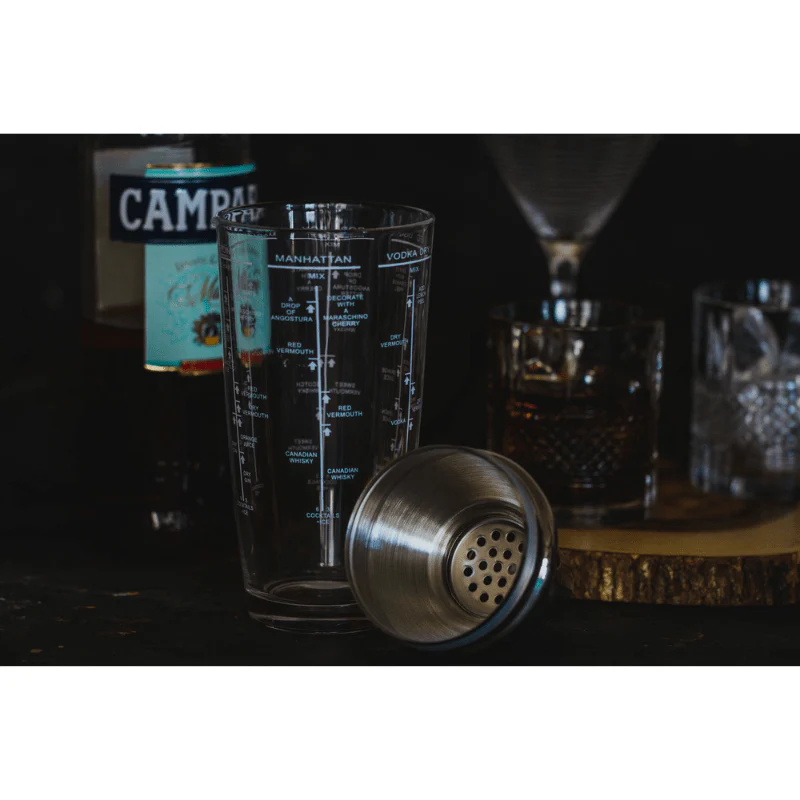 BarCraft Boston Glass Cocktail Shaker 700ml - Image 5