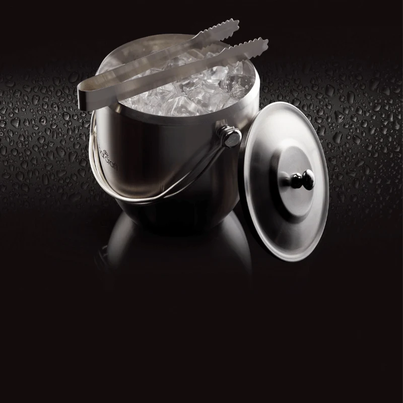 BarCraft Ice Bucket & Tongs - Image 5