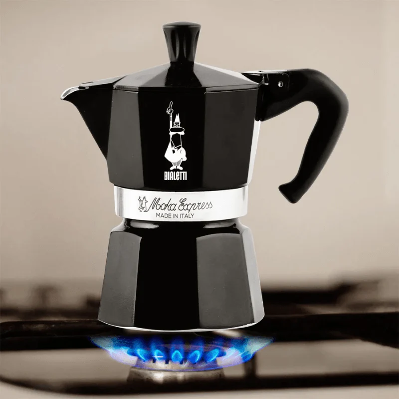 Bialetti Moka Express Black 3 Cup - Image 4